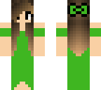 green dress