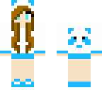 panda light blue