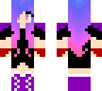 purple hair girl