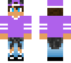 purple wolf boy