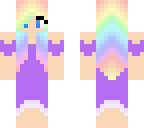 raibow girl with dress