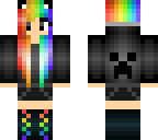rainbow girl