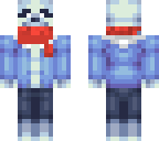 sans with scarf
