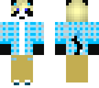 blonde boy panda