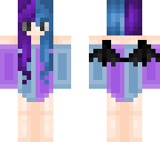 blue and purple hair