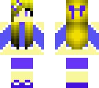 blue cheerleader