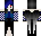 blue demon girl