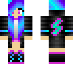 blue girl