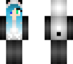blue girl panda