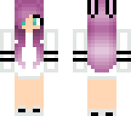bunny girl with pink hair