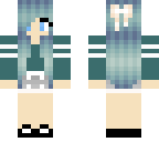 cute blue girl