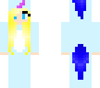 ella in a unicorn onisie
