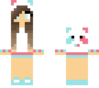 ombre panda girl