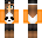 orange panda shirt