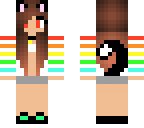rainbow cat girl
