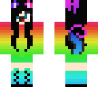 rainbow cat human 