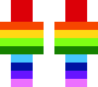 rainbow person