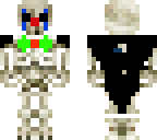 skeleton clown