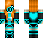 blue assassin girl oc