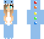 blue dino girl