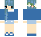 blue girl for fun