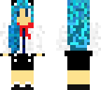 blue hair