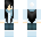 blue winter outfit