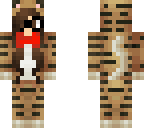 brown hair tiger girl with glasses