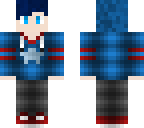 cap blue hair