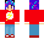 crazy hair girl also the flash girl