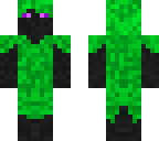 ender in a creeper suit