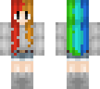 final fix rainbow hair girl
