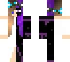 half enderman girl