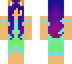 ombre dress and ombre hair