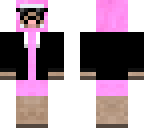 pink sheep with jacket