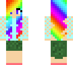 rainbow girl