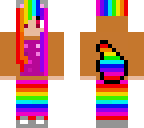 rainbow nyan cat girl
