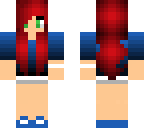 red hair ombre blue girl fixed