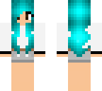 blue and white girl