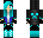 blue creeper girl edit