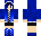 blue girl
