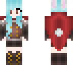 blue-haired steampunk