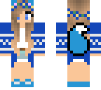 blue wolf girl