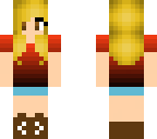 cute blonde minecraft game