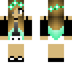 mint emo girl
