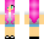 ombre cute pink girl