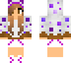 purple birthday cake girl