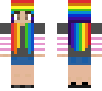 rainbow girl