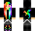 rainbow girl