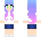 rainbow haired girl